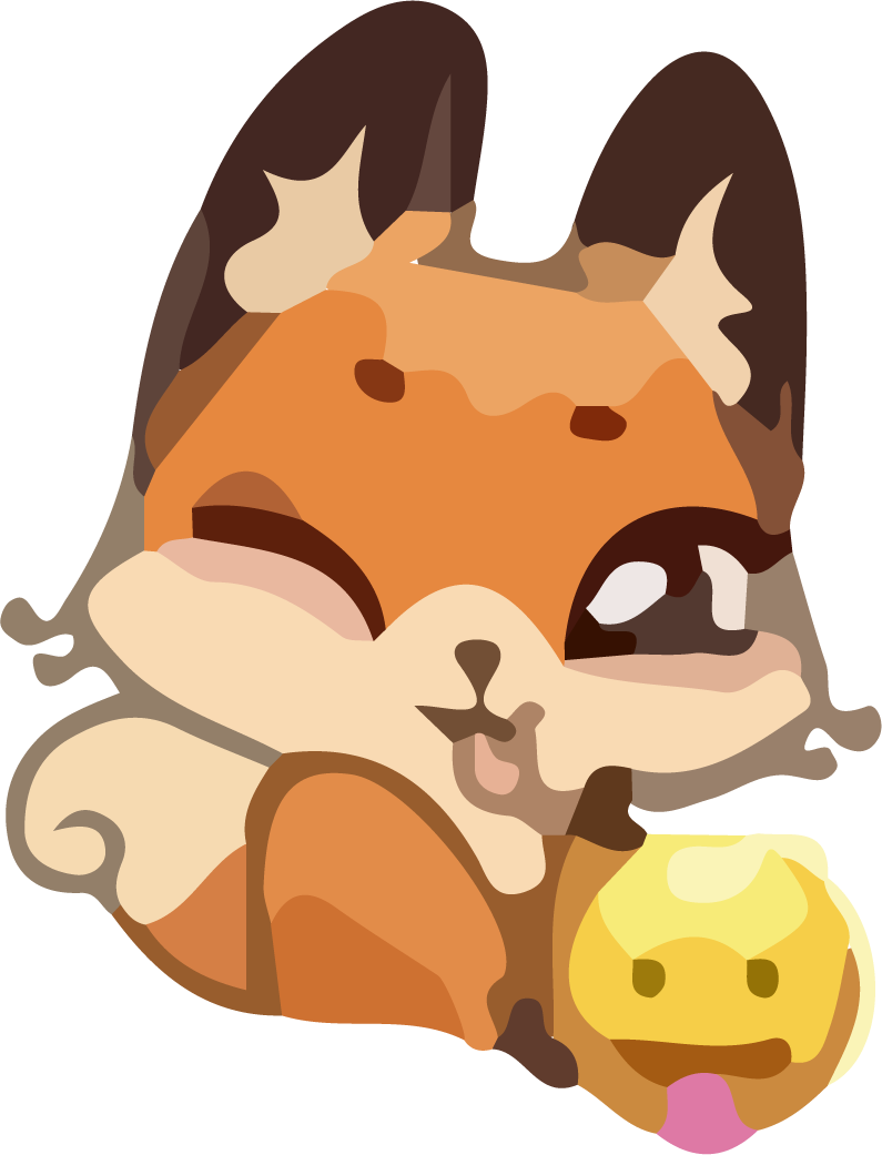 animal fox dancing cute vector