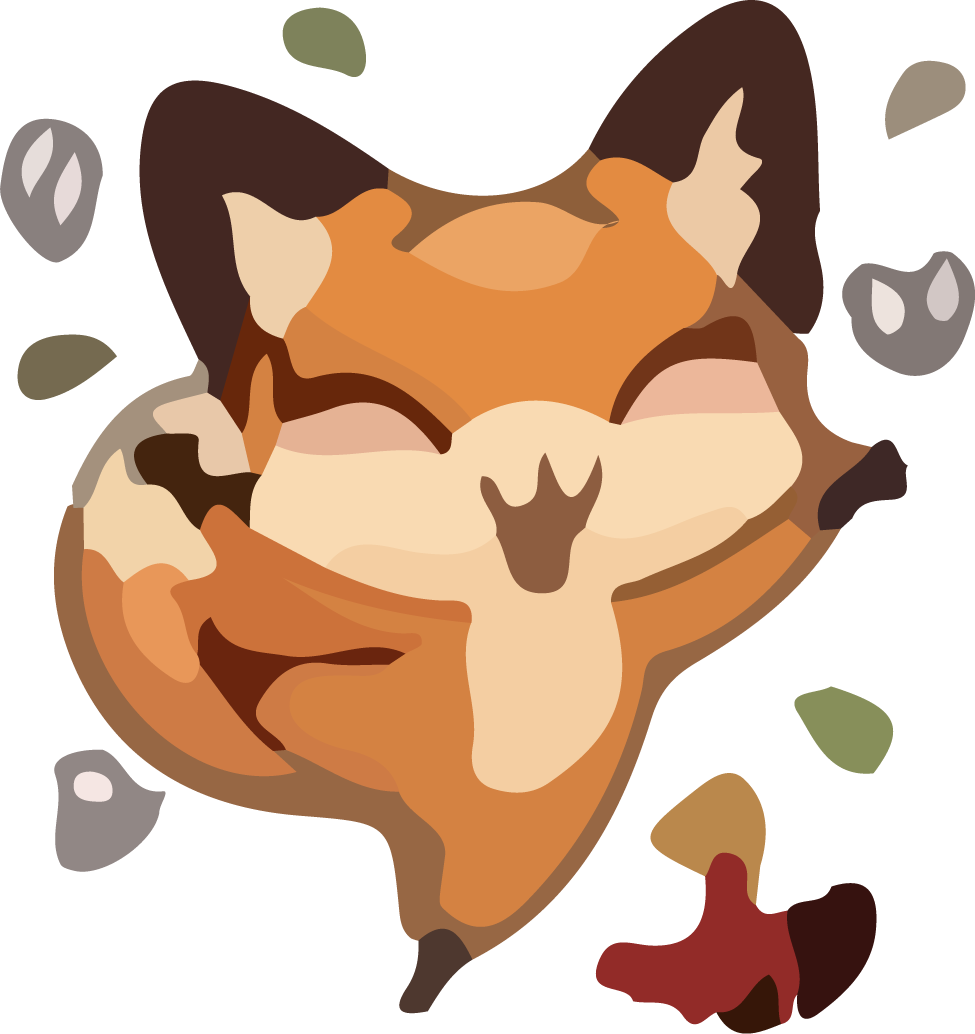 animal fox dancing cute vector