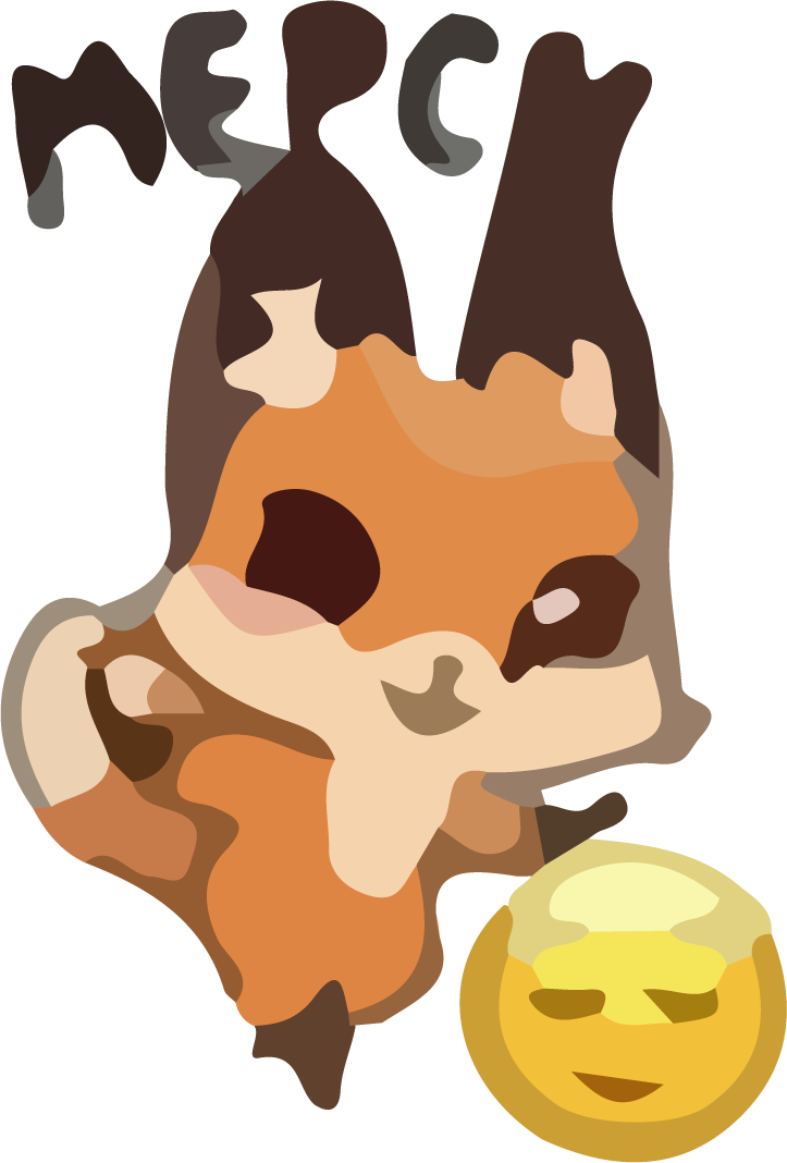 animal fox dancing cute vector