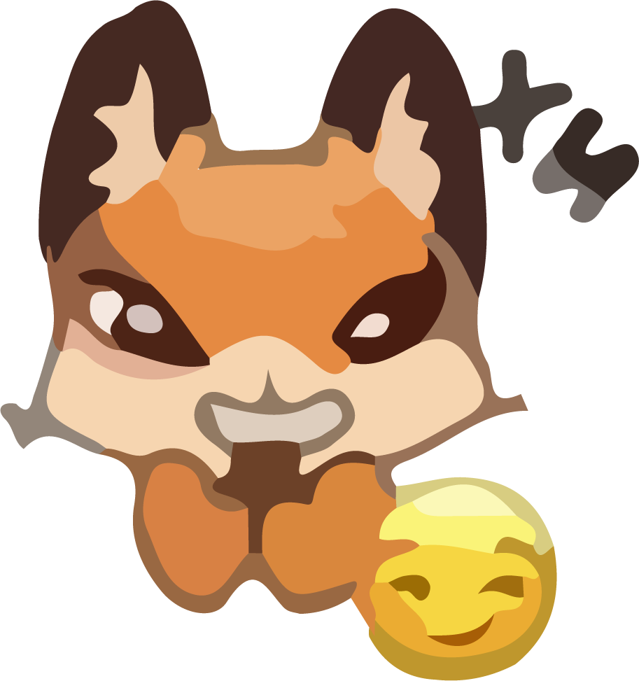 cute animal fox dancing illustration full of joy and playful energy in a whimsical style