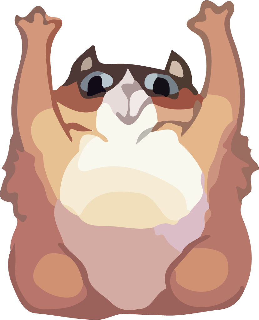 adorable and playful raccoon character illustration for children's books or decor