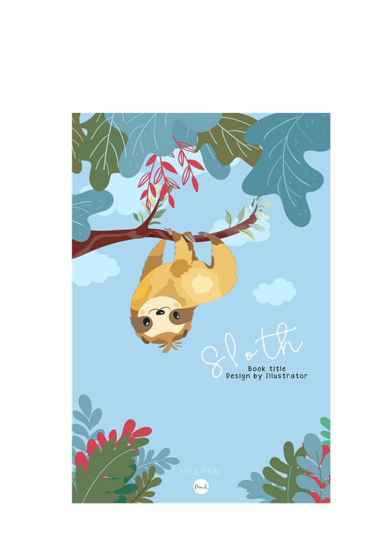 animals book cover templates cute colorful cartoon sketch