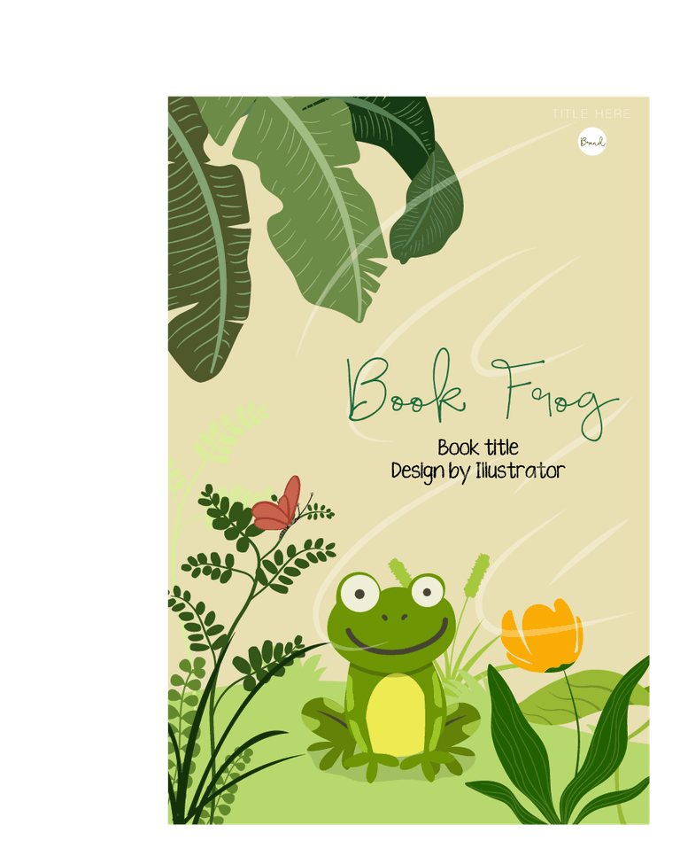 animals book cover templates cute colorful cartoon sketch