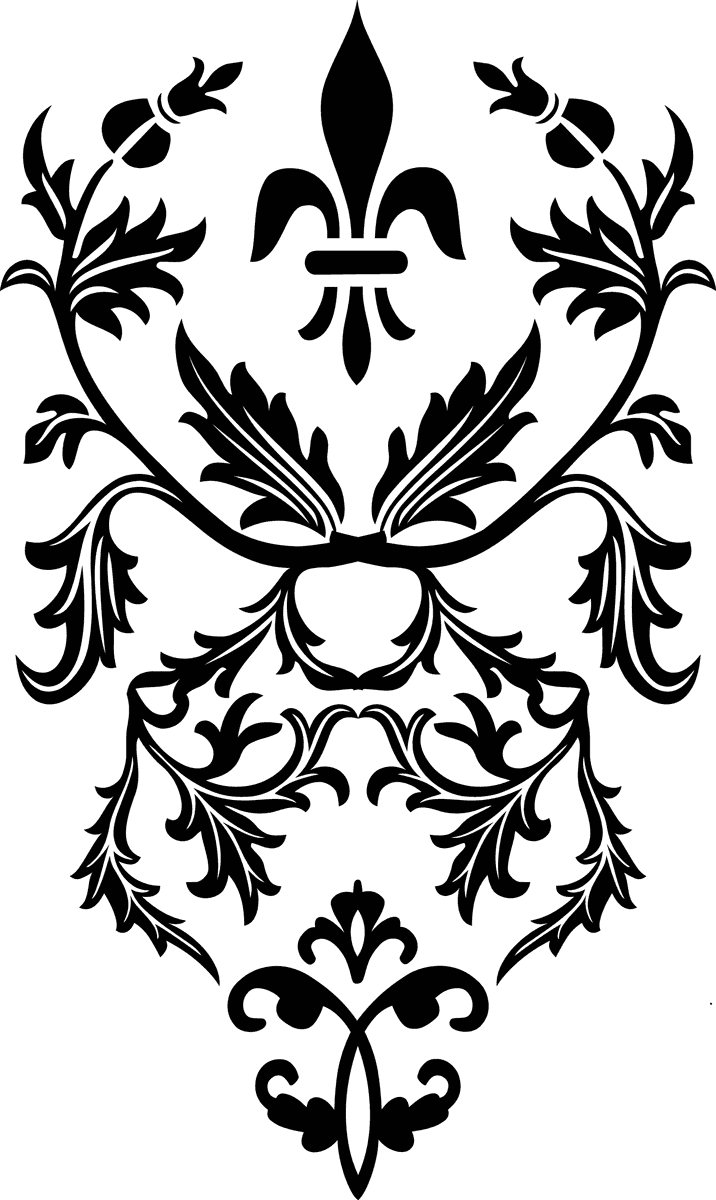 antique furniture handpainted pattern vector for elegant home decor and vintage style projects