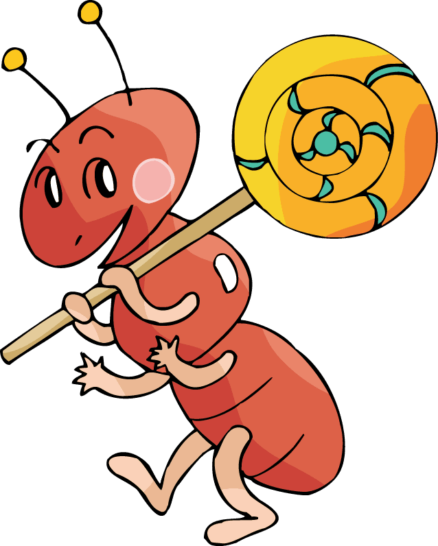 ants a variety of super cute animals vector