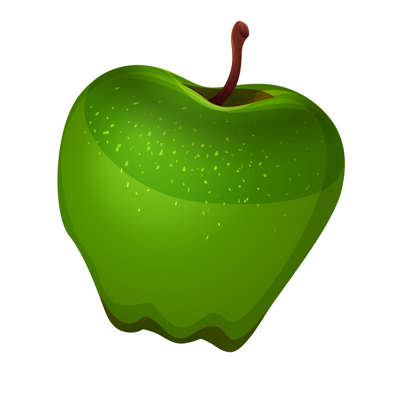 apple pile fresh vegetables fruits illustration for healthy lifestyle and nutrition