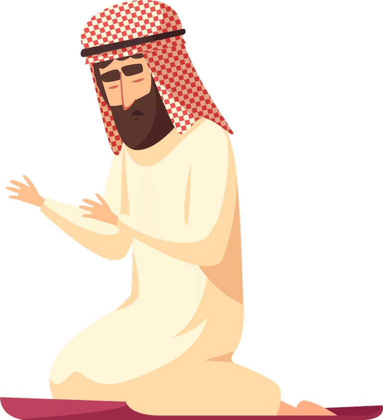 arabs family cartoon icons showcasing diverse cultural expressions and traditions