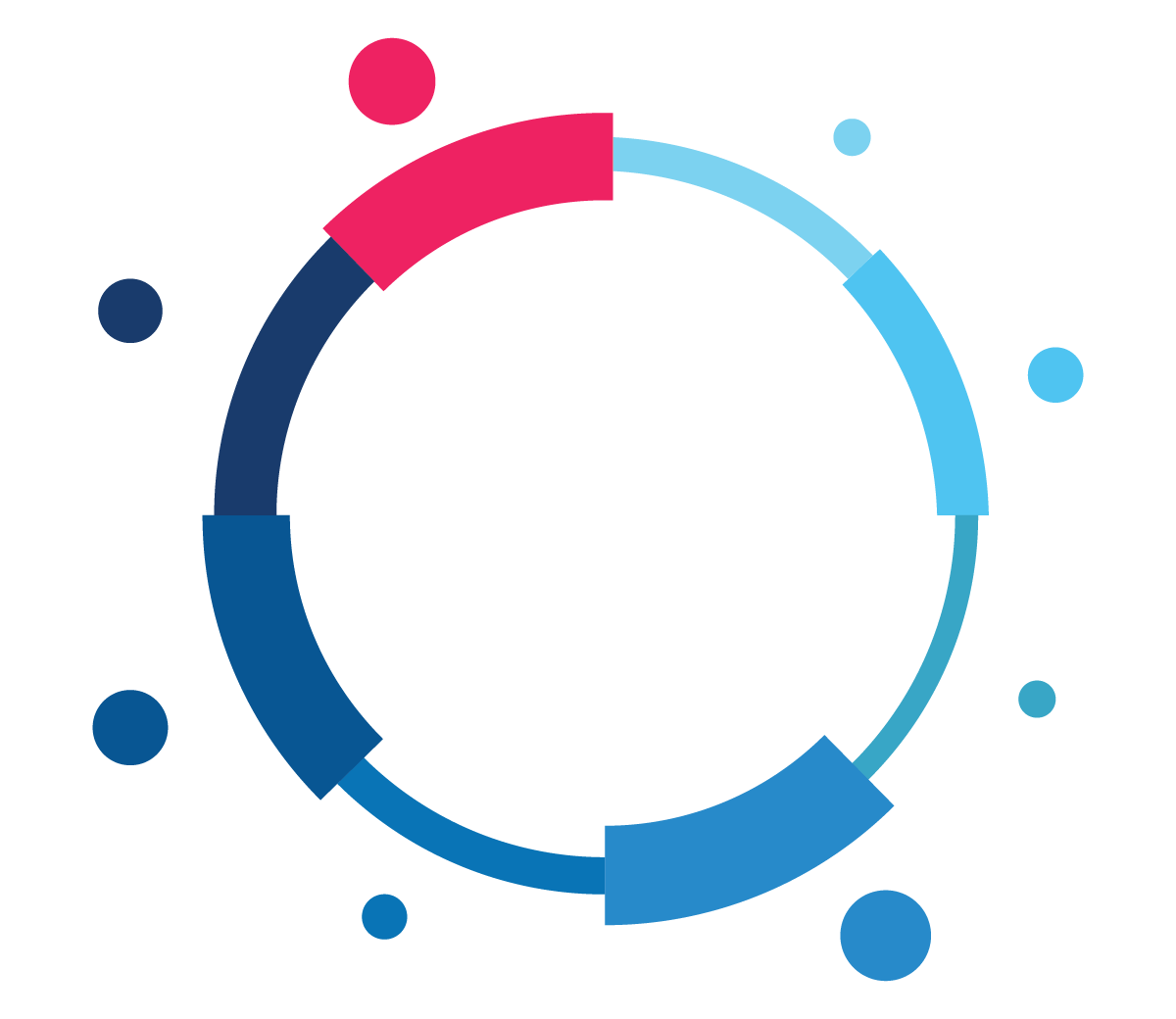 modern circles for web interfaces enhancing user interaction with vibrant aesthetics