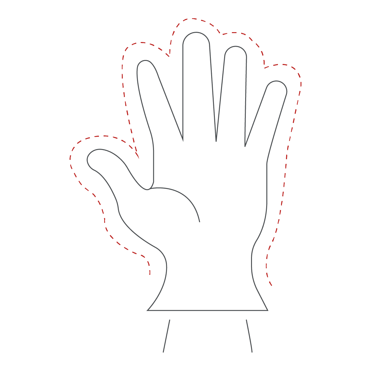 health and safety duo colors line icons