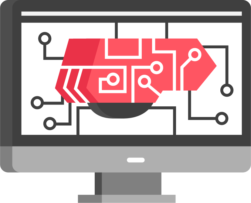 artificial intelligence decorative icons for modern technology applications and user interface enhancements