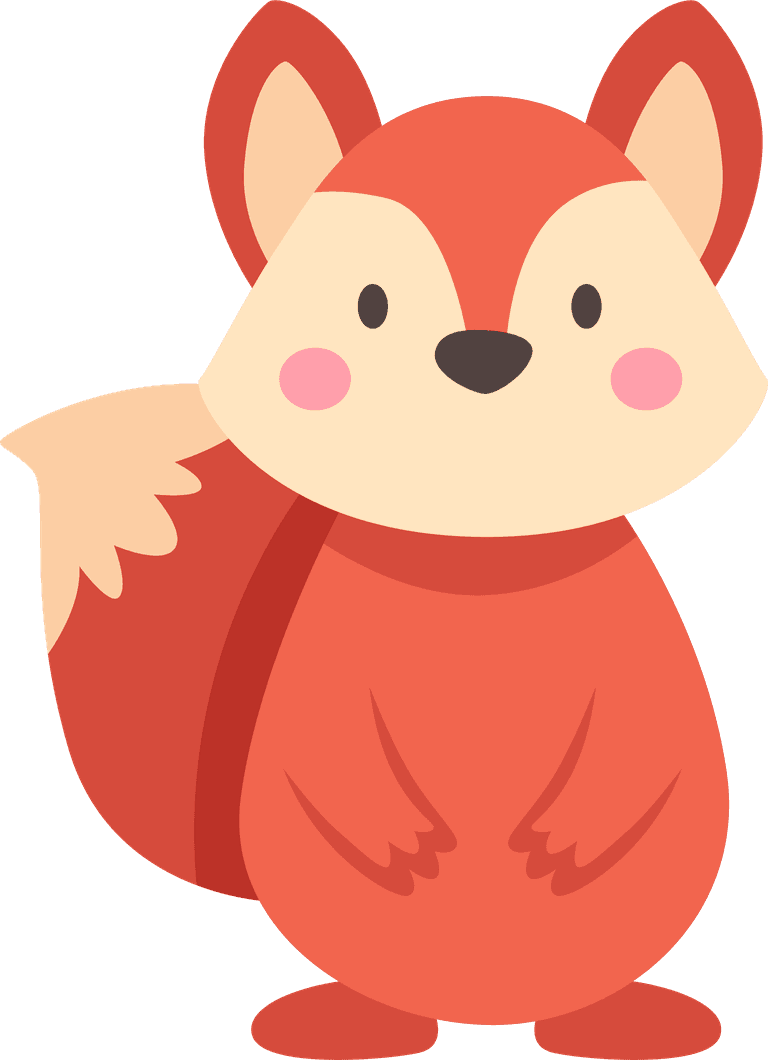 asset autumn forest animals pack featuring cute woodland creatures for fall themes