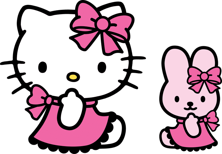 Asset Hello Kitty design s vector
