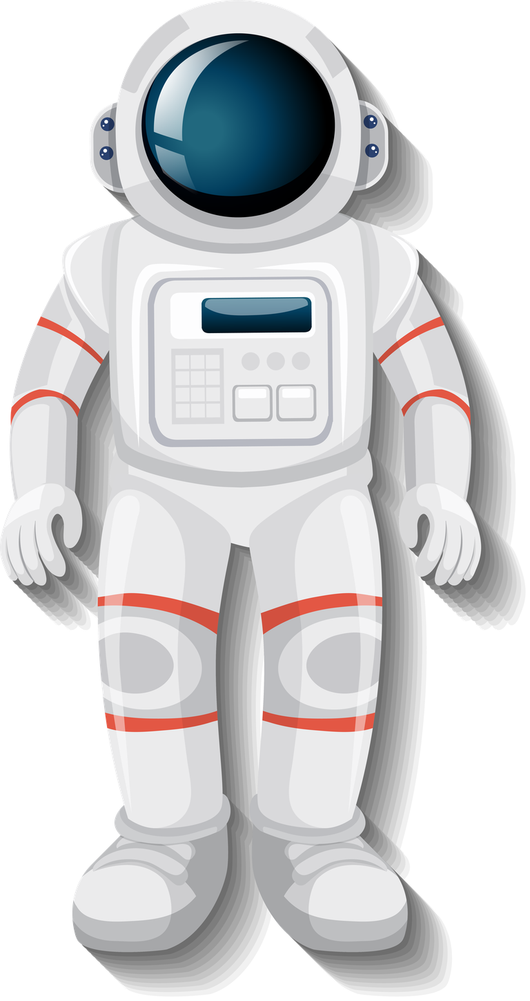 adorable astronaut astronaut cartoon character set for children's books and educational content