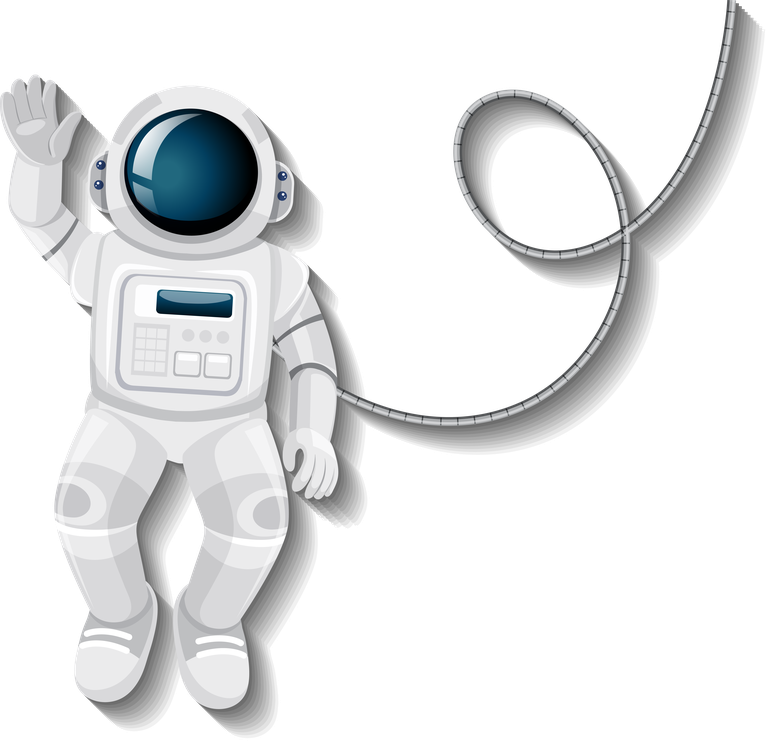 astronaut astronaut cartoon character set for fun space-themed projects and illustrations