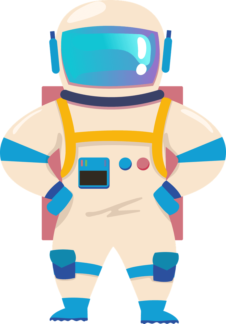astronaut astronaut character exploration space set illustration universe motion