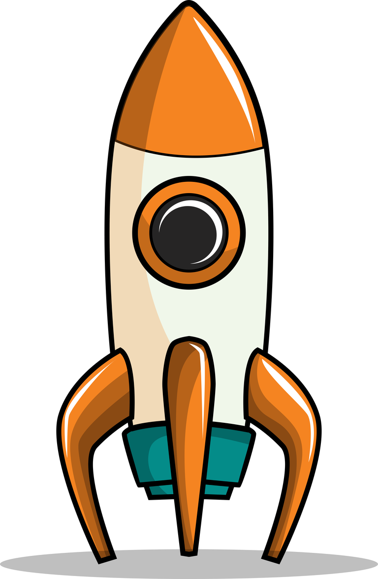 adorable astronaut mascot with rocket ship for fun space-themed projects