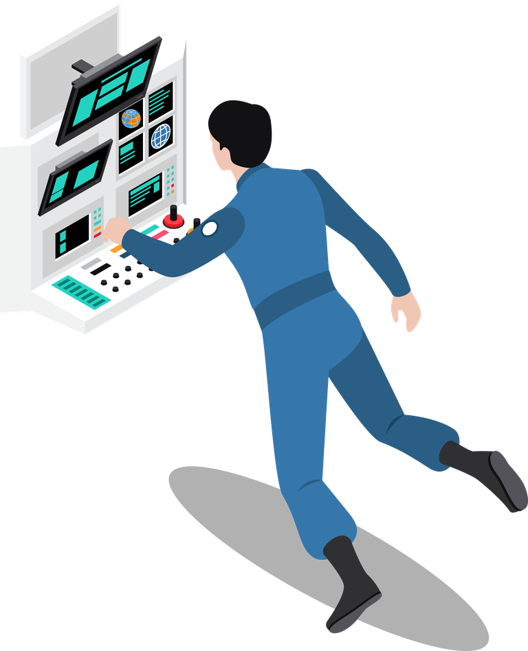 astronaut astronaut training vector simulation console for space exploration and technology enthusiasts