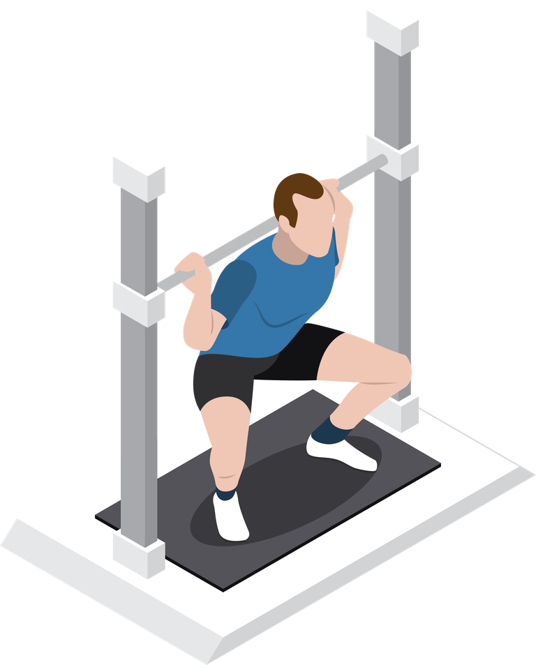 astronaut astronaut training vector for strength building and fitness improvement in space