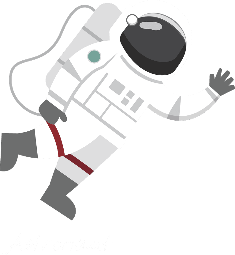 adorable astronaut exploring the solar system in a fun and colorful way