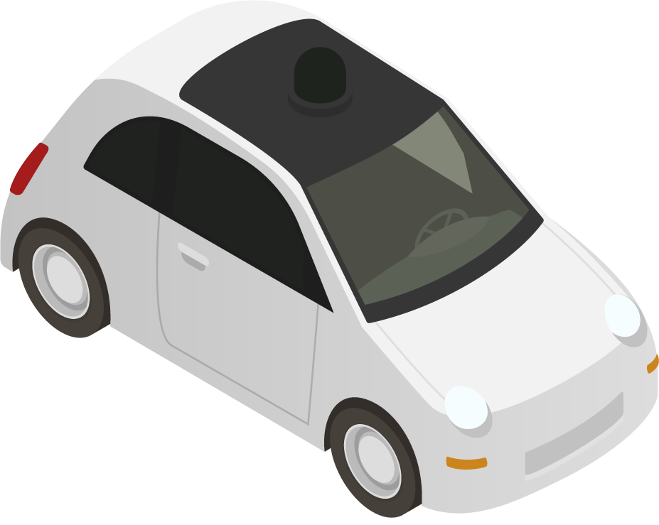 autonomous vehicles isometric icons for modern transportation solutions and applications
