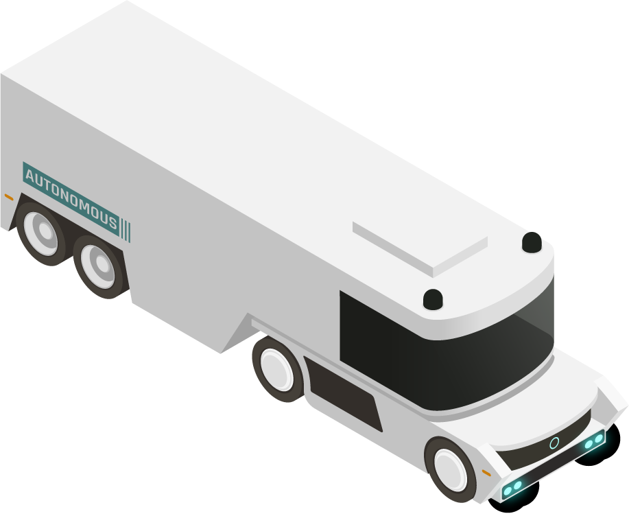 autonomous vehicles isometric icons for innovative transportation solutions and smart city integration
