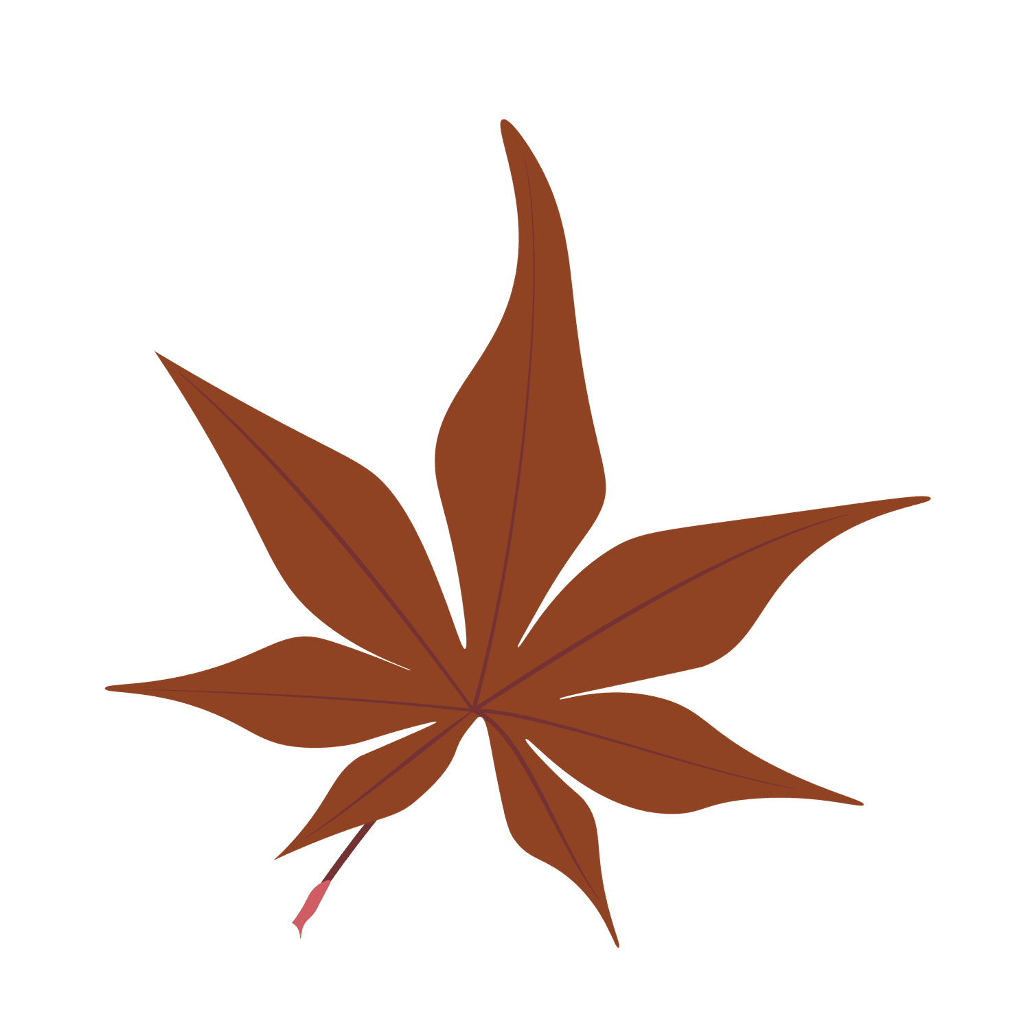 delicate autumn leaf illustration, perfect for nature-inspired projects