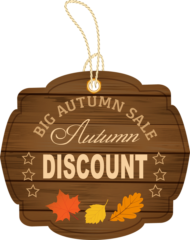 autumn sale wooden tags vector ideal for promotions and seasonal marketing campaigns