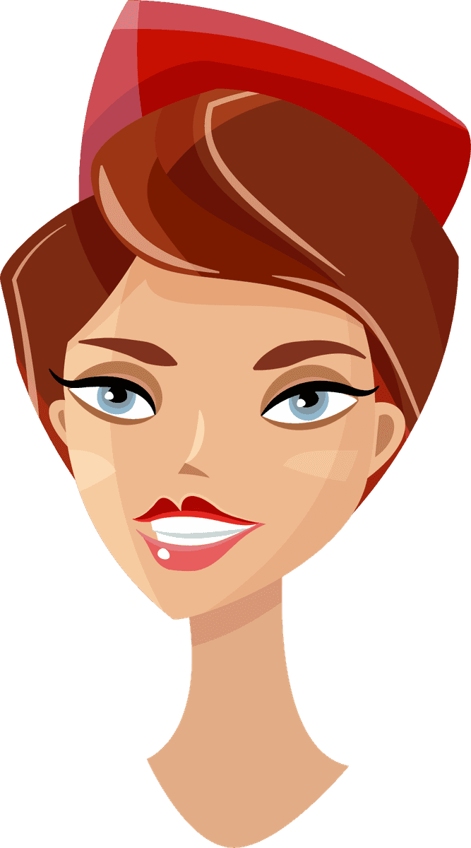 cartoon style avatar illustration