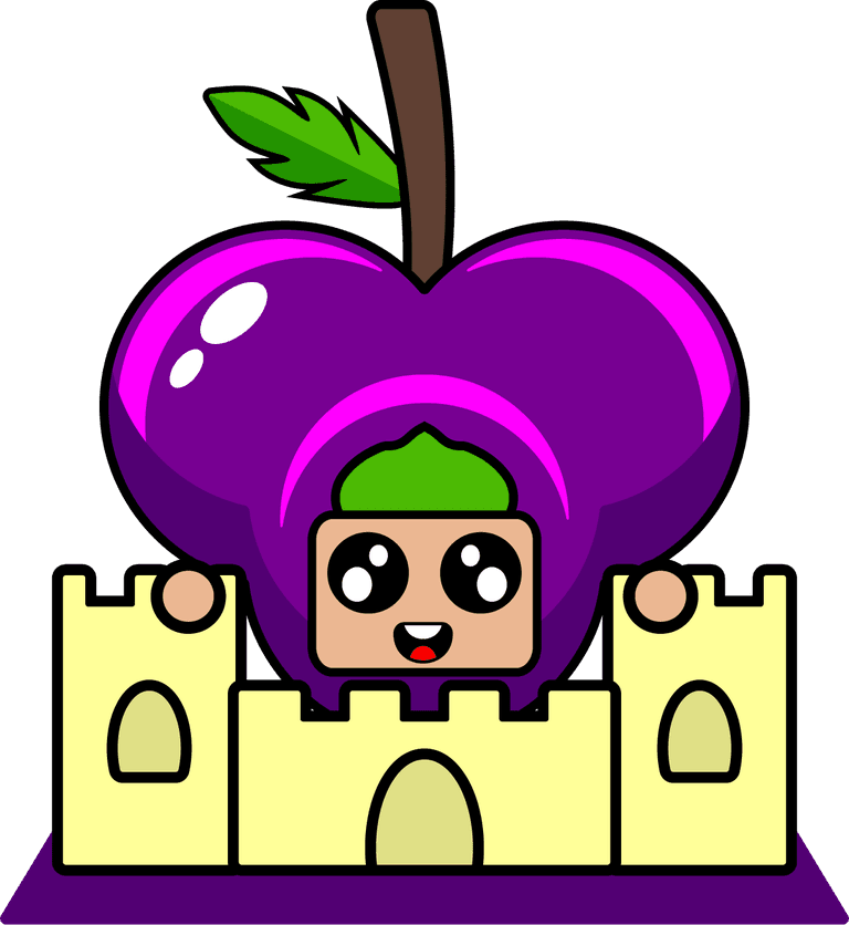 baby bunch of grapes cute cartoon character grapes fruit mascot costume