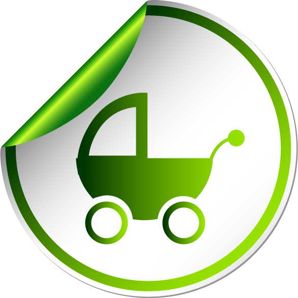 baby toy care sticker icons for easy organization and maintenance in playrooms