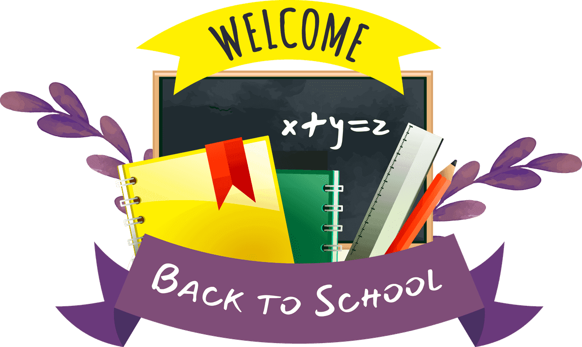 back to school icon collection featuring colorful school supplies and welcoming elements