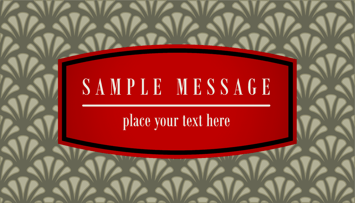 elegant background pattern card vector with customizable text for invitations and announcements