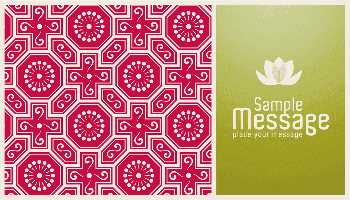 vibrant background pattern card vector for invitations and marketing materials with a lively touch