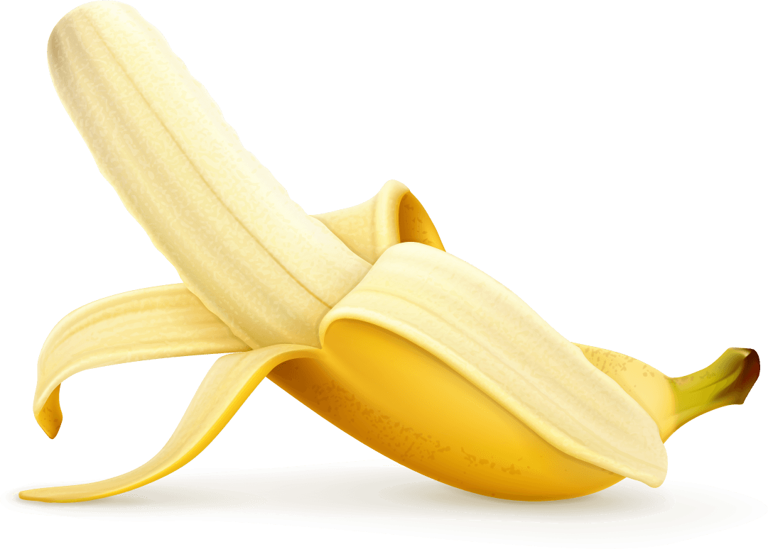 Banana juice and splash vector
