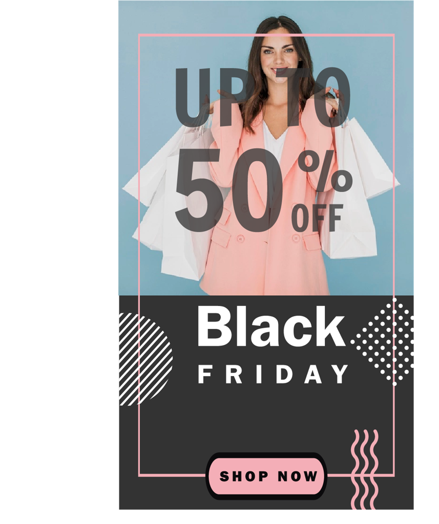 eye-catching banner patterns and textures for black friday sales promotions