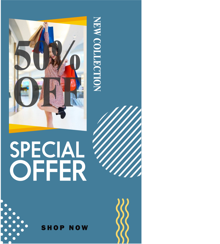 banner yellow patterns and textures for special offers and promotions in retail