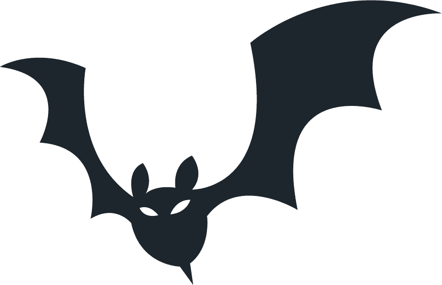 bat halloween silhouette collection with intricate details for spooky decor and crafts