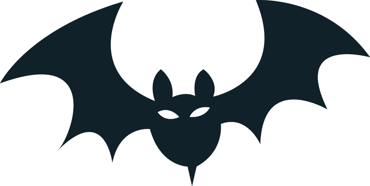 bat halloween silhouette collection for spooky decorations and festive projects