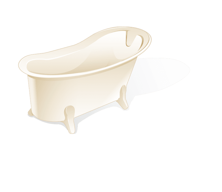bathtub furniture household goods icon material