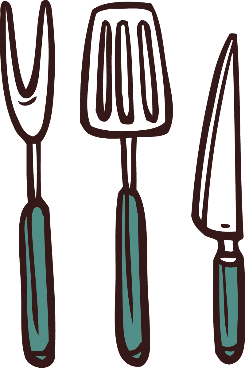bbq grill colored icons food vegetables