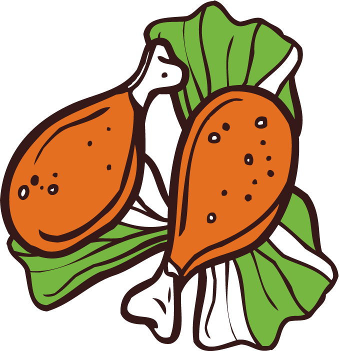 bbq grill colored icons food vegetables