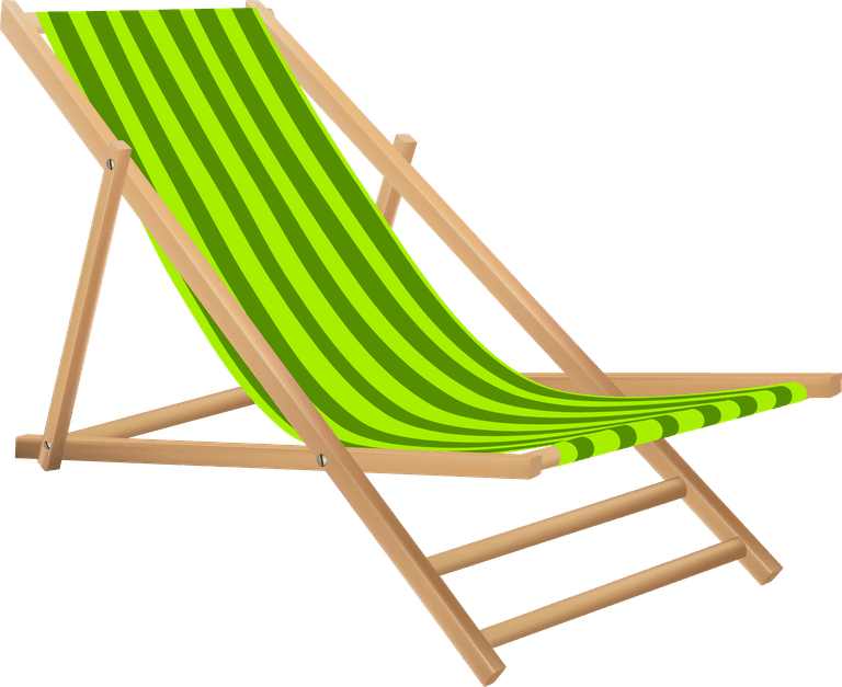 comfortable beach chair beach chair with vibrant green stripes for relaxing outdoors