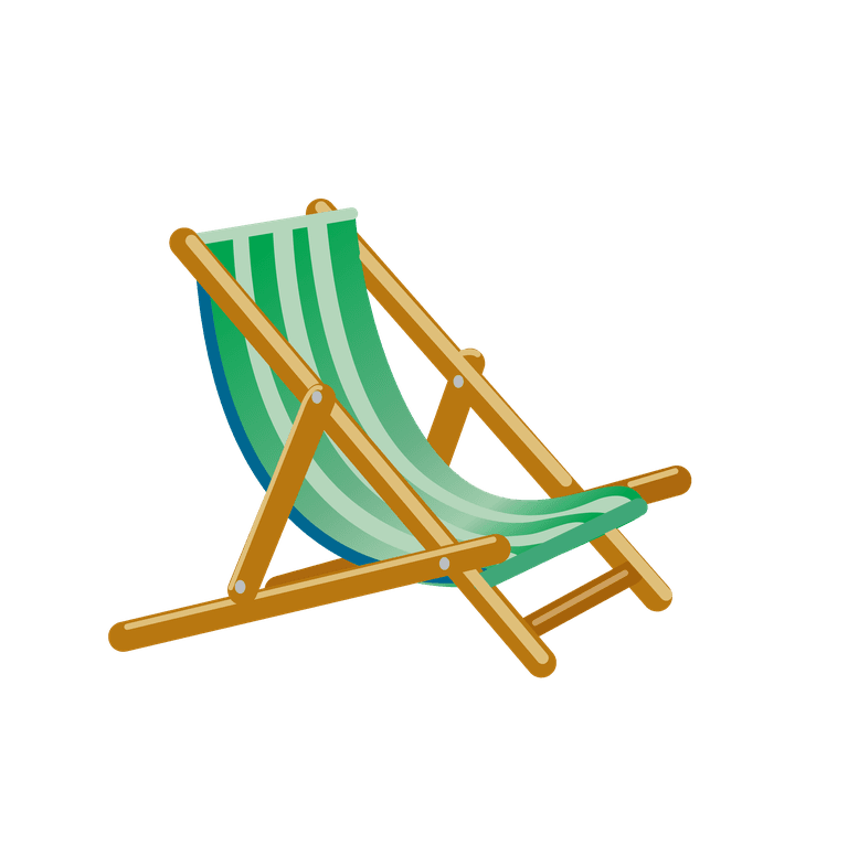 comfortable beach chair beach chair for relaxing under the sun at the seaside