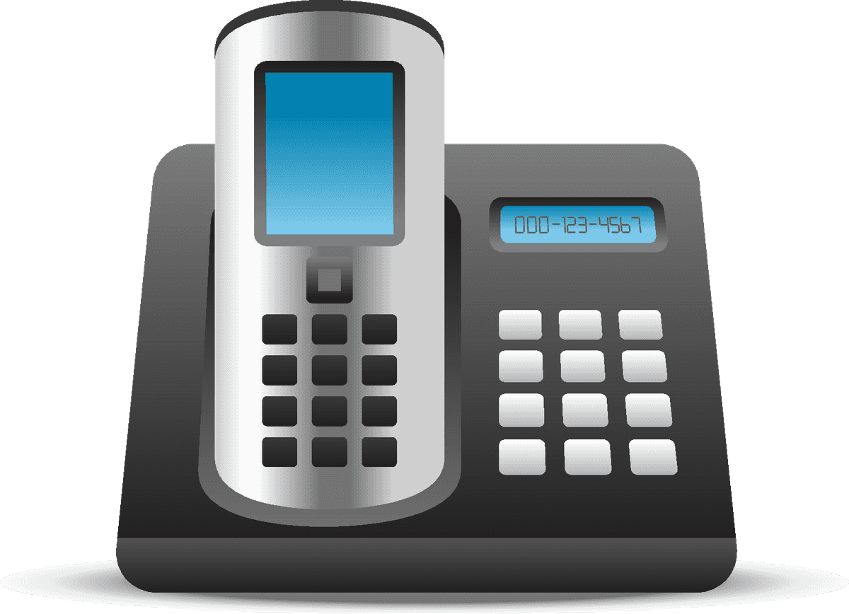 beautiful and practical icon vector for a modern multifunctional telephone device