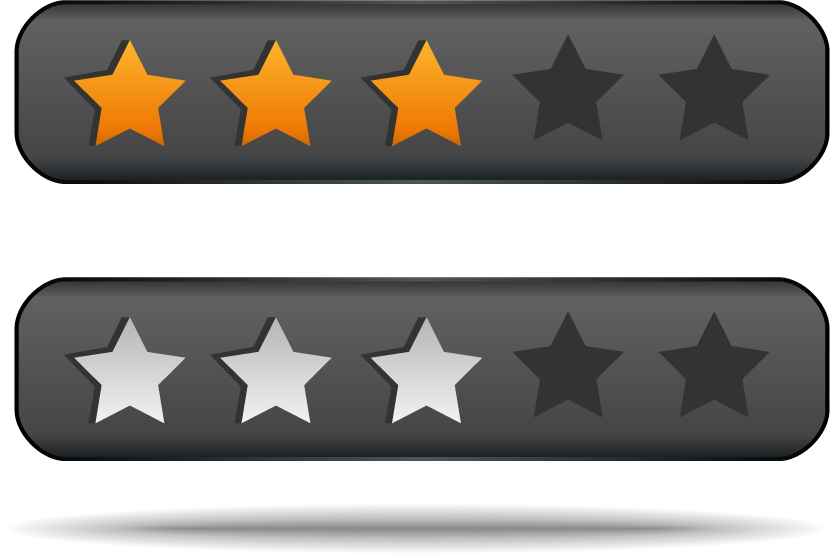 beautiful and practical icon vector for user feedback ratings and reviews interface