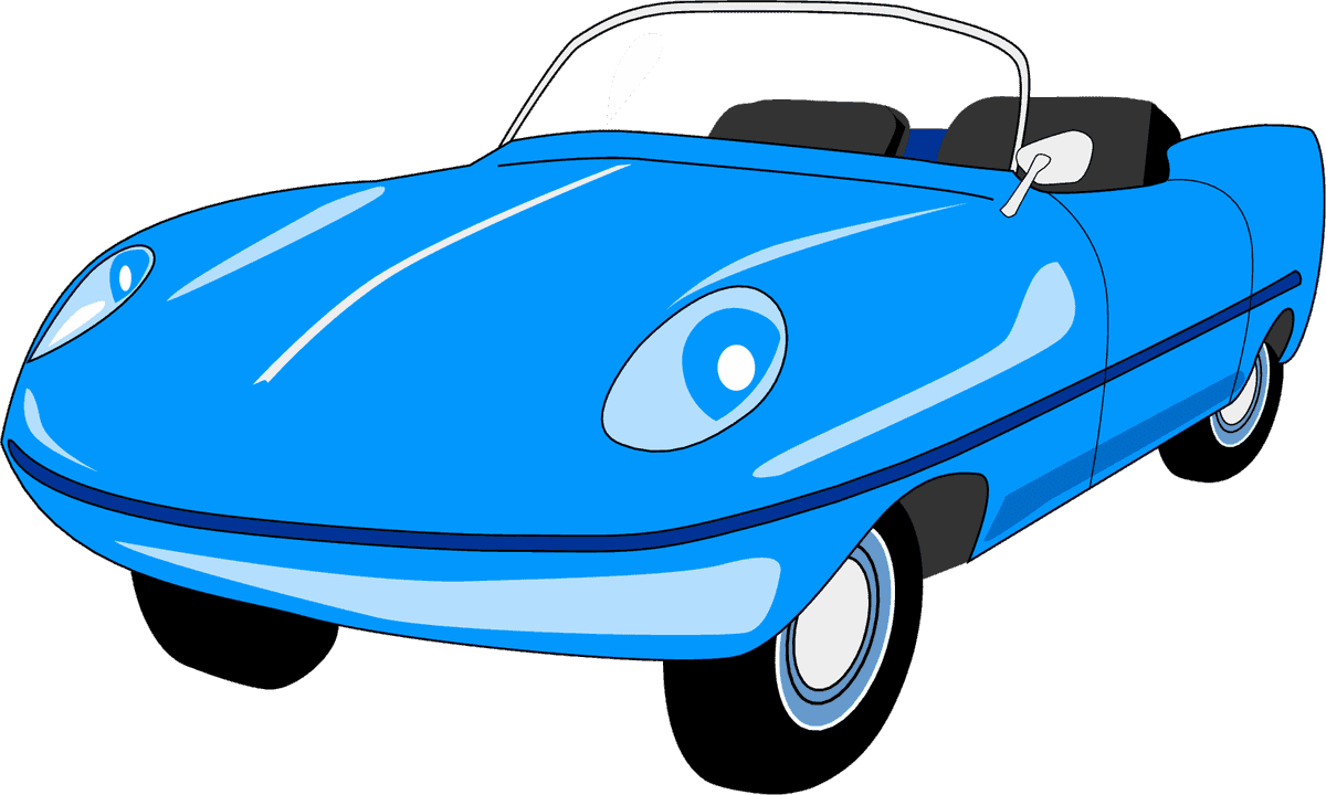 beautiful car cartoon transportation vectors for kids’ illustrations and educational materials