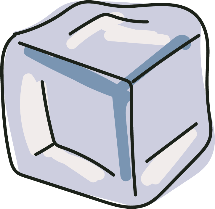 beautiful ice cube clipart vector for refreshing drinks and culinary creations