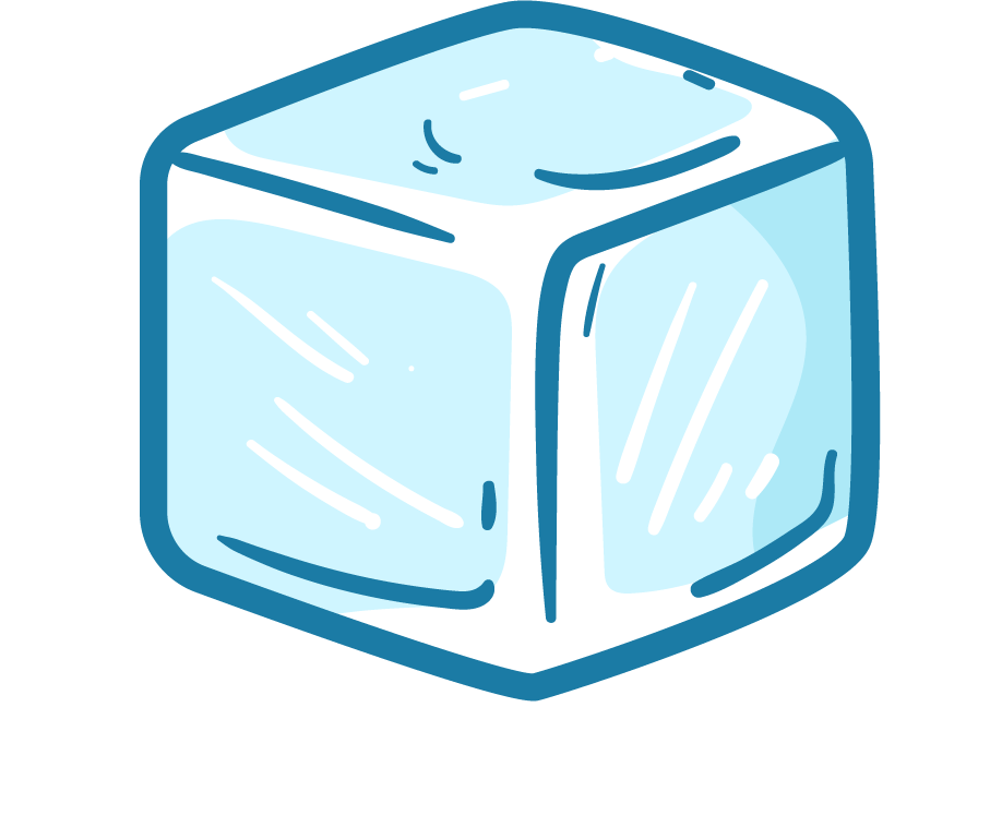 Beautiful Ice Cube Clipart Vector