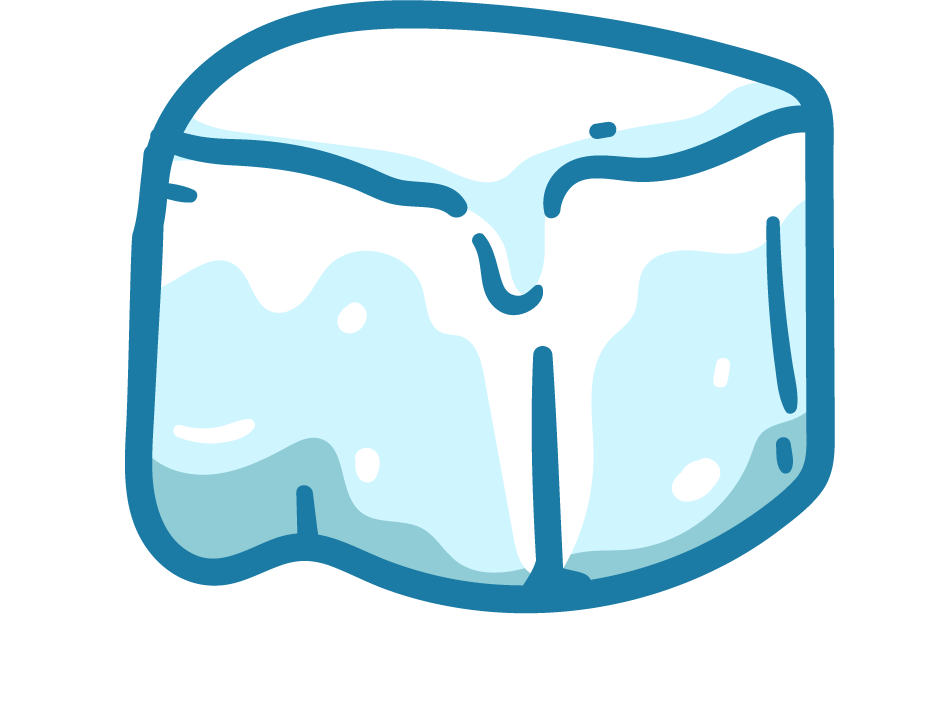 beautiful ice cube clipart vector for refreshing drinks and cool designs in various styles