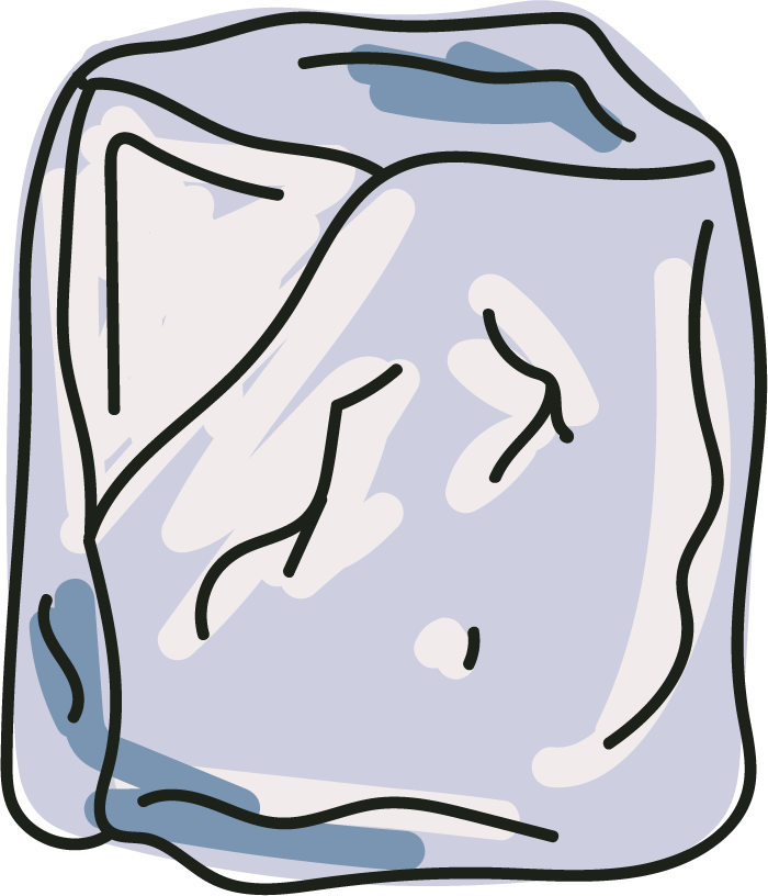 Beautiful Ice Cube Clipart Vector